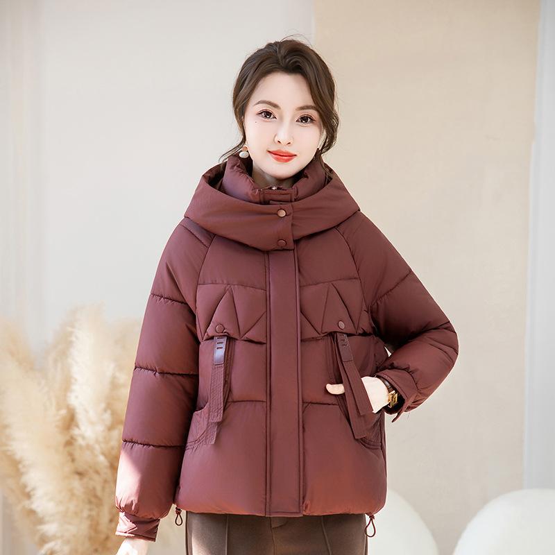 New Korean padded jacket short hooded padded jacket winter new loose fashion thickened cotton jacket
