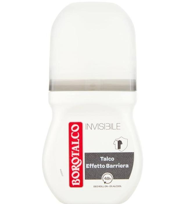 Déodorant - Borotalco - Borot Roll On Invisible Fresh - 50 ml - Sans sels d'aluminium - Mixte