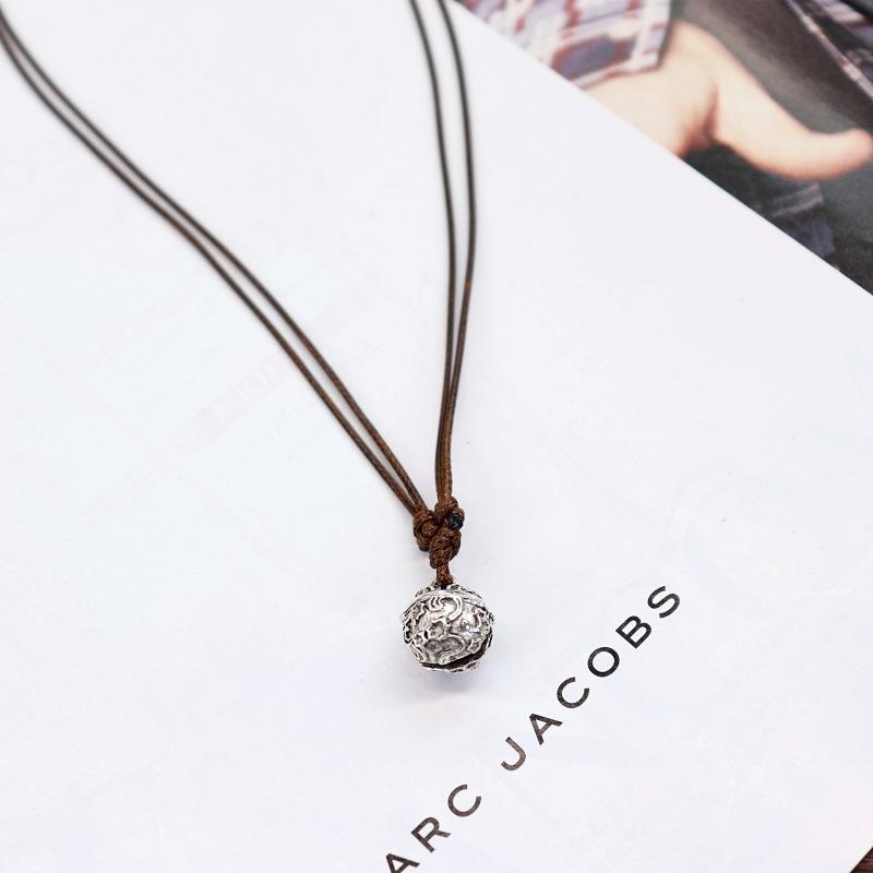 Retro Small Fresh Mori Minimalist Necklace, Ethnic Style Antler Pendant, Couple Versatile Long Sweater Chain Accessories