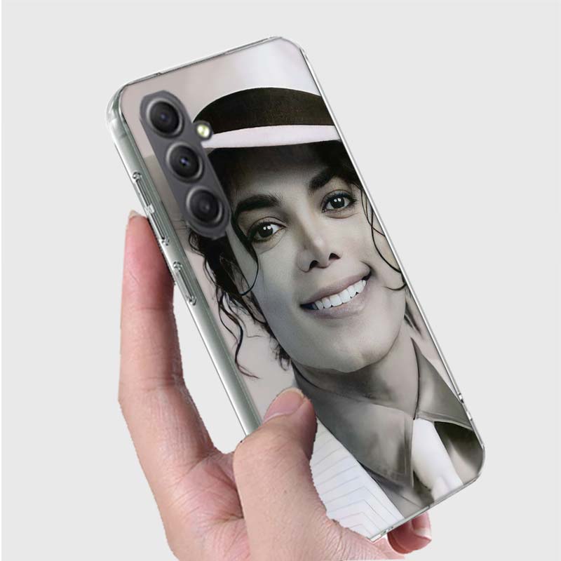 Michael Jackson Legendary Singer Phone Case for Samsung A16 A26 A36 A56 A17 A37 A57 A07 A06 A02S A03 A04S A05S Galaxy Note 20 10