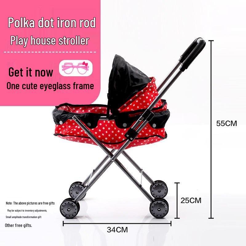 Dollhouse Stroller: Pretend Play Toy for Children