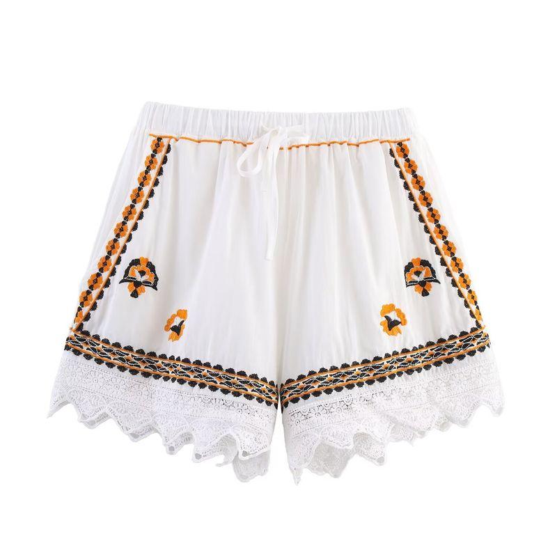 Za Autumn New Women Clothes 2025 Western Style Fashion Simple Embroidery Shirts Shorts 2903241 2903242