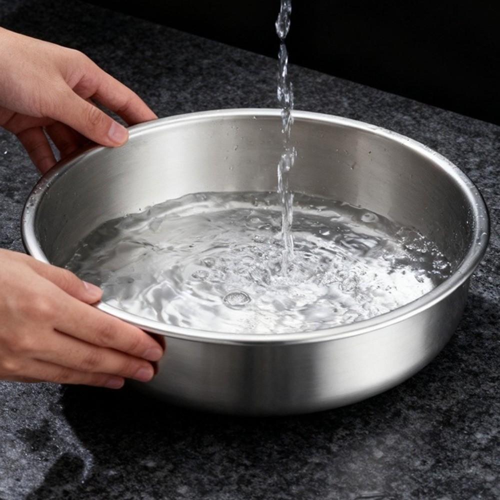 Odolná nerezová miska Velkokapacitní polévková miska Miska na vařené vejce Vaření