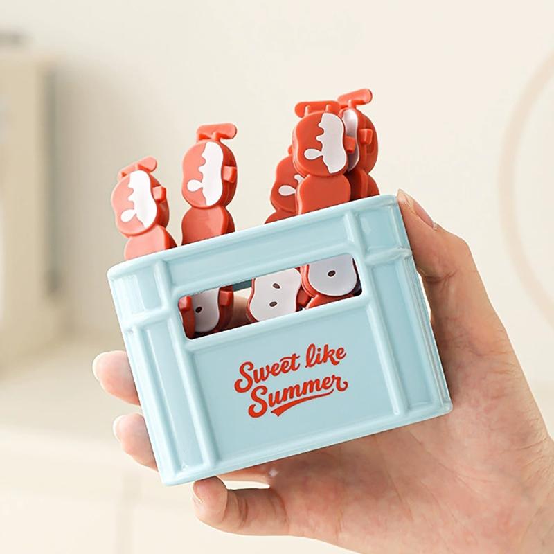 Magnetic Refrigerator Sealing Clip Creative Refrigerator Storage Box Household Snack Tea Sealing Clip