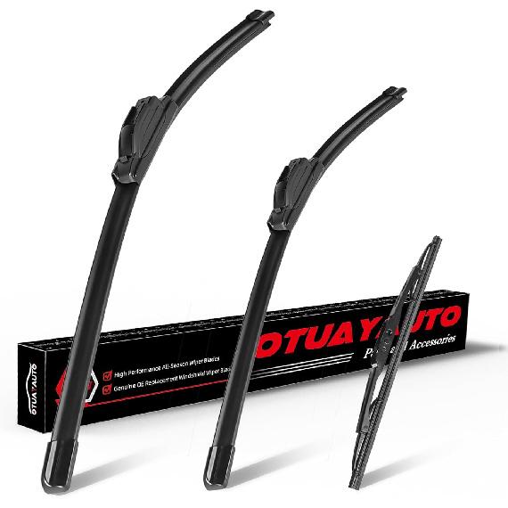 OTUAYAUTO 22"+22" Windshield Wiper Blades Replacement for Chevrolet Silverado 1500 2500 3500 1999-2006 2019-2024 Front Window Wiper Fit Factory