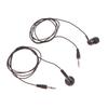 1Pc Earpiece 3.5Mm Plug Single Side Headset Headphone Dual Channel Earphone For Laptop Pc Headset