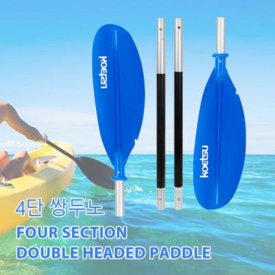 4-Piece Kayak Boat Paddle Aluminium Alloy Floating Kayak Paddle Stand Up Paddleboard Paddles for Outdoor Water Sports