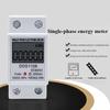 Reset Function Digital Watt-Hour Meter LCD Display LCD Energy Meter  Din Rail Mounting