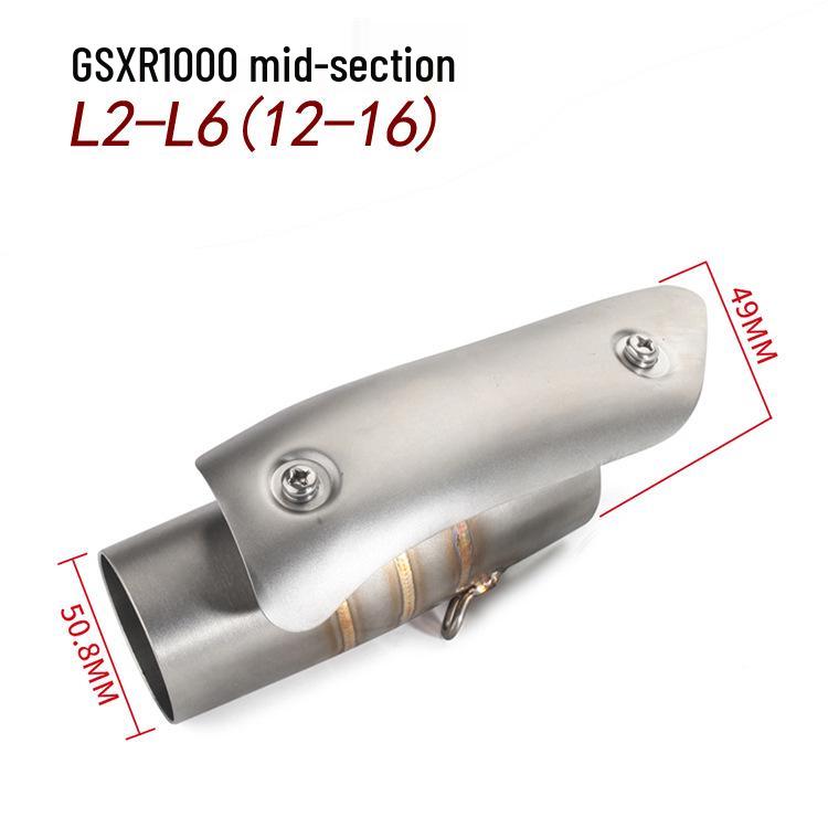 Mid-Section Motorcycle Exhaust Mod for SC AR Scorpion M4, GSX-R K5/K6/K7/K8 Models.