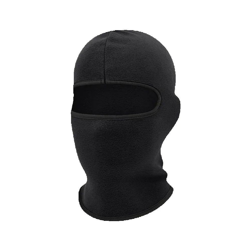 

Winter Warm Kid Face Cover Windproof Thickened Polar Fleece Cycling Balaclava Mask Thermal Quick Dry Breathable Skiing Face Mask чёрный