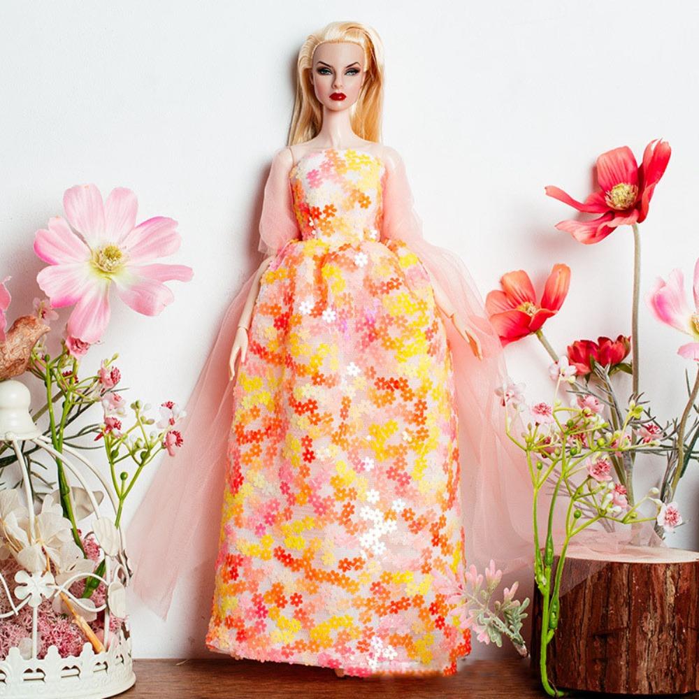European Fashion Elegant Evening Dress Doll Dresses Clothes Suit for 1/6 BJD 30cm Supermodel Dolls