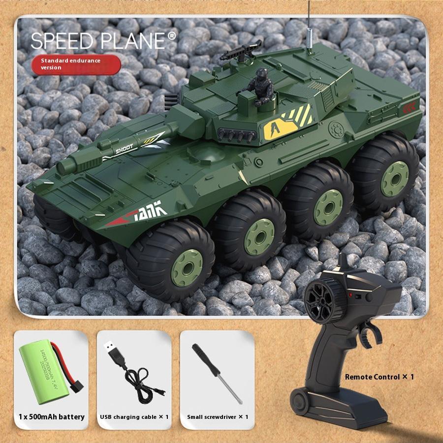 

Remote Control Waterway Amphibious Armored Car Large Remote Control Car Children S Gifts Armored Chariot Model Toys зелёный