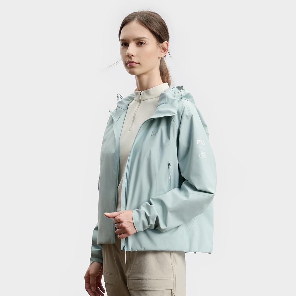 Fila X BBC EARTH Athletics Explore Minimalist Hoodie Jacket Women Jackets Mysterious-Blue A11W437702FLB