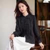 Women's New Chinese Style Mulberry Silk Jacquard Shirt