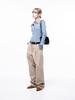 Chaenseseunoi Corduroy One-Tuck Wide Pants - Beige /M243Pt01Bew