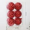 Glitter Christmas Ball decoration 8CM Christmas Spheres Decor  Party Decoration