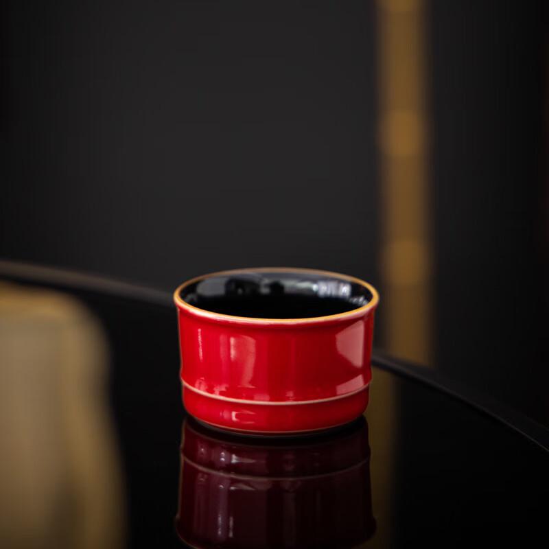 Красная чайная чашка мастера в стиле Шанци Запретного города