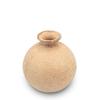 Vase In Compressed Wood 8.5 X 9 Cm