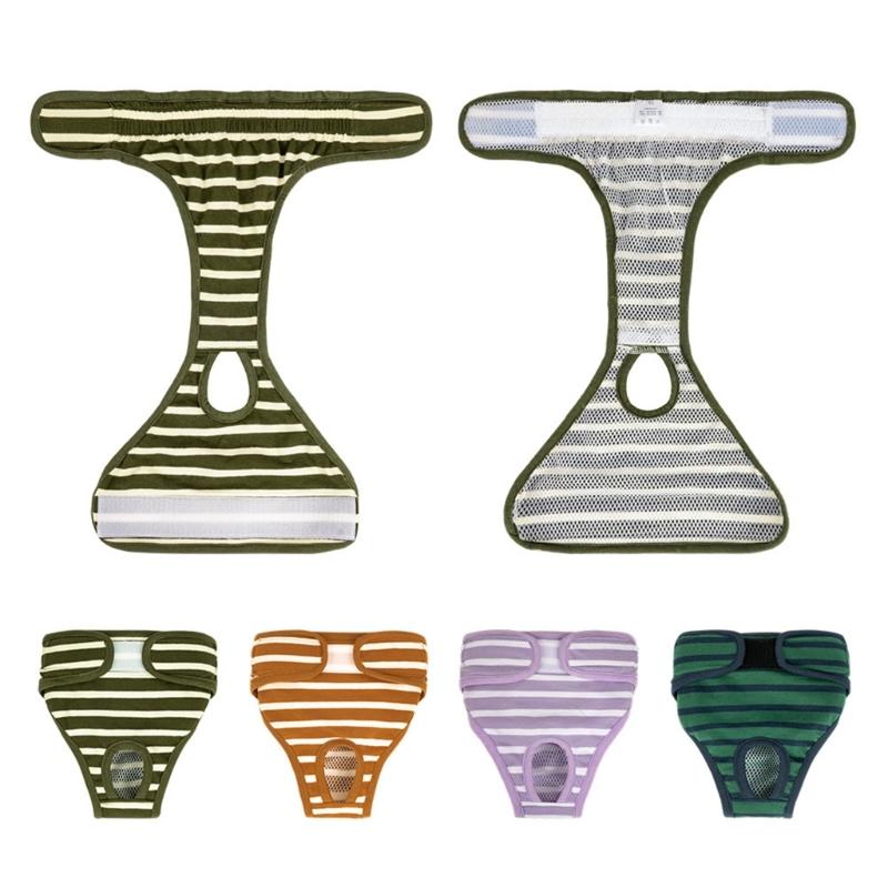 Soft Period Pants Pantie Soft Nappies Suspender for Girls Dog Reusable Doggies Period Diaper Incontinence