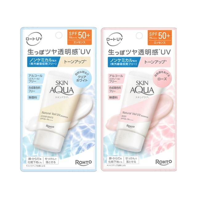 Rohto Mentholatum - Skin Aqua Natural Veil UV Essence SPF 50+ PA++++