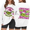 Women's Casual Fashion Long Sleeve Christmas Printed Round Neck Sweatshirt Top
