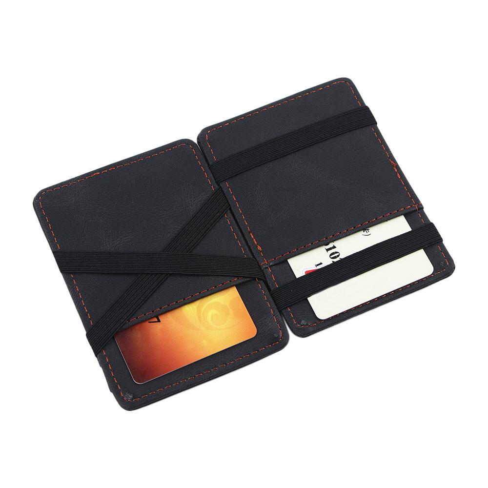 ID Card Case Men With Ribborn Gift Card Cover Cash Clip Magic Wallet Money Clips Mini Coin Purse