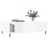 VidaXL Table basse blanc 104x60x35 cm bois d'ingénierie 827076