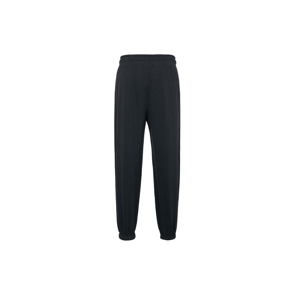 Jordan Fleece-Lined Joggers With Elastic Drawstring And Logo Patch Side Pockets Women Bottoms Black DQ4608-010