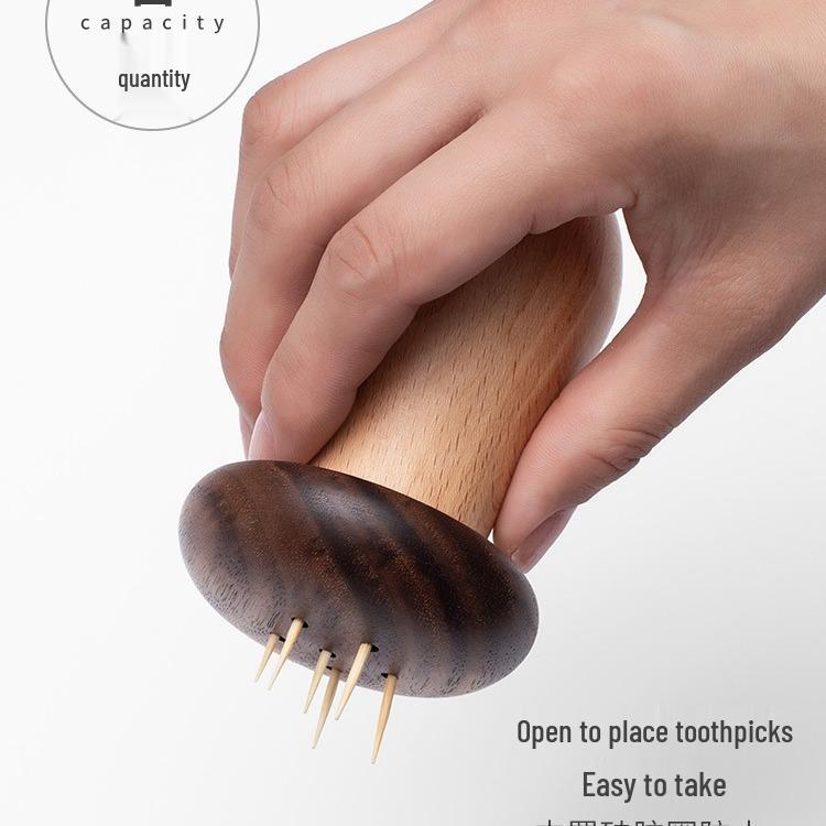 In-Stock Cute Creative Mushroom Toothpick Holder for Home Living Room