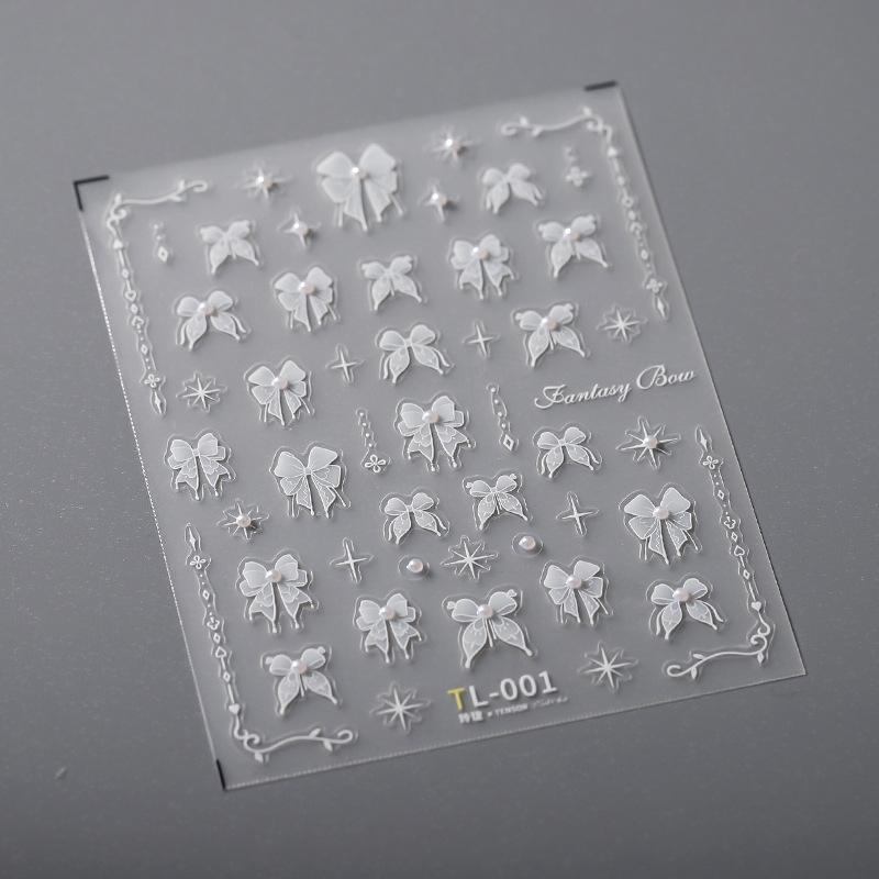 1pcs 5D Bronzing Star Moon Nail Art Stickers Luxury Gold Silver Adhesive Slider Press on Nail Decoration Decals Accessories DIY
