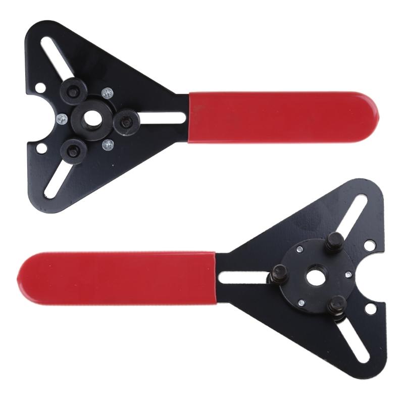 Air-Conditioning Compressor Wrench Ratchet Wrench Steel A/C Clutch Remover Tool Rust Proof Air Conditioning Clutch Tool