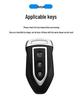 Zotye T300/T600 2018 Key Cover: Simple Men's Snap Button, Bullet Head Shell.