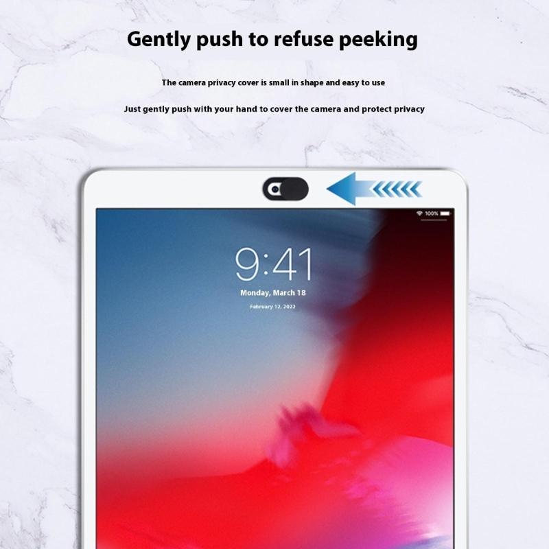 50Pcs Camera Lens Slider Covers For Laptop Tablet Universal Privacy Shield Easy Installation Durability ABS Materials