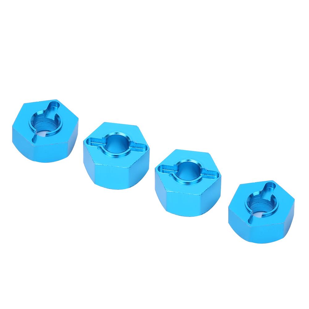 Aluminum Alloy RC Hex Mount Coupler Accessory Fit for ECX 2WD 1 10 RC Hobby CarBlue
