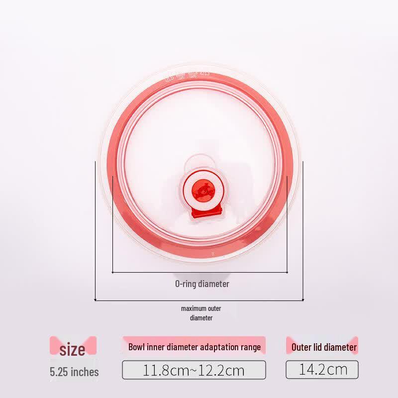 Food-Grade Round Silicone Sealing Lid for Bowls