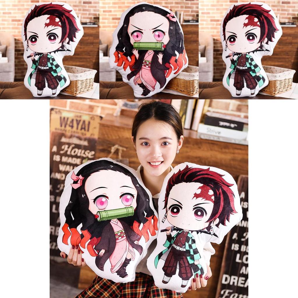 Soft Plush Pillow Of Anime Demon Slayer Kimetsu No Yaiba Kamado Nezuko For Kids