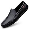 Genuine Leather Men Casual Shoes Luxury Brand Mens Loafers Lightweight Breathable Slip On Italian Driving Shoes Moccasins