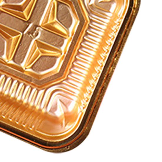 100 τμχ Safe τετράγωνο σχήμα Χαριτωμένο ανθεκτικό διαφανές δοχείο για μπισκότα Δοχείο κέικ