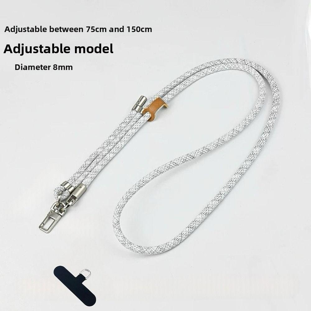 Universal Phone Lanyard Metal Hook Crossbody Necklace Strap Adjustable Phone Strap for Phone Case