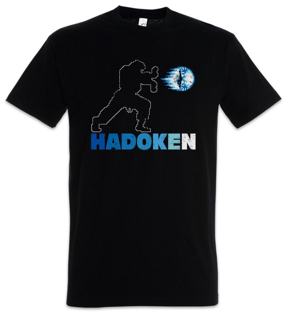 Hadoken II Mens T-Shirt Mens Womens Tees Top Gamer Street Champion Game Arcade 90s Fighter Special L