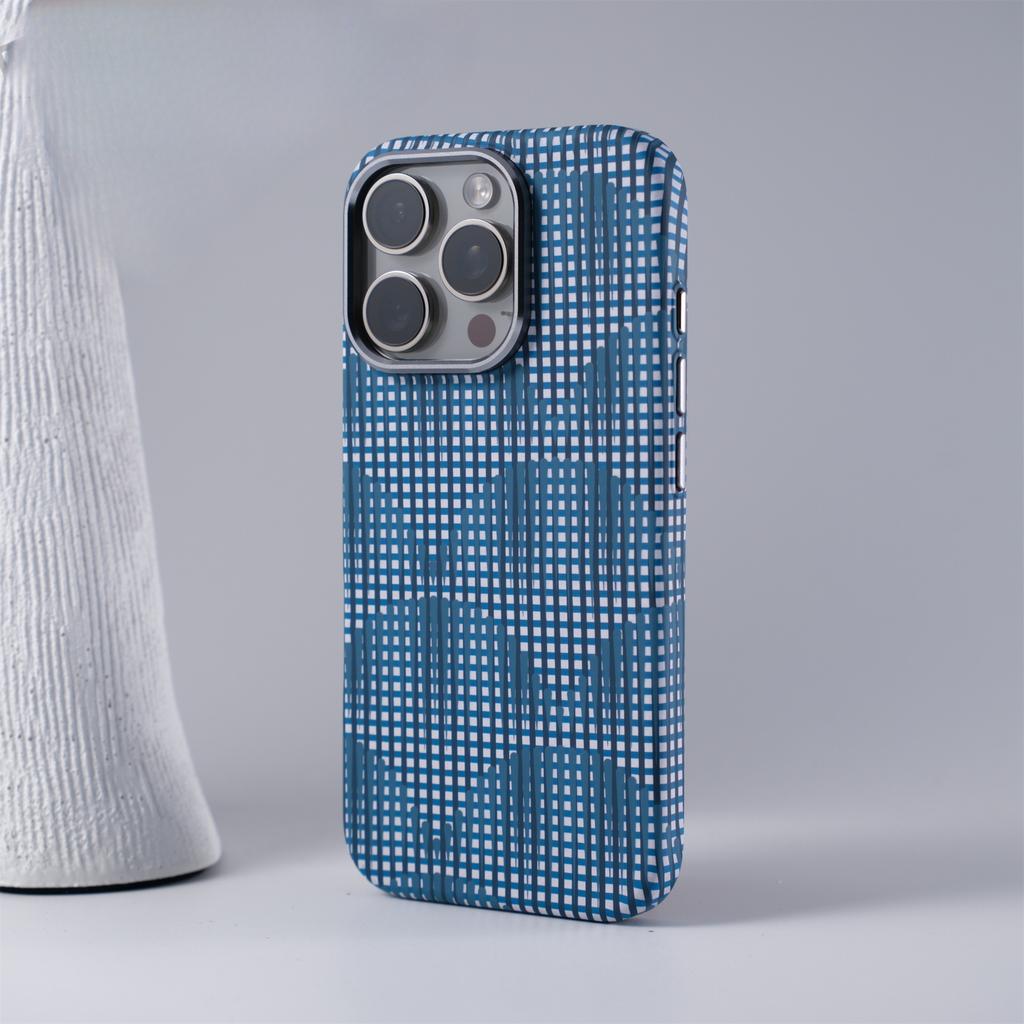 Anwendbar auf IPhone16promax Geprüfte Kunststoff Leder Magnetische Handyhülle Apple 15 Metallrahmen Ultradünne Schutzhülle