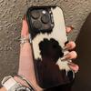 Black and White Cow Pattern Print Phone Cases For iPhone 17 Pro Max 16 15 14Plus 13 12 11 XS X XR 16E Air Shockproof Cover