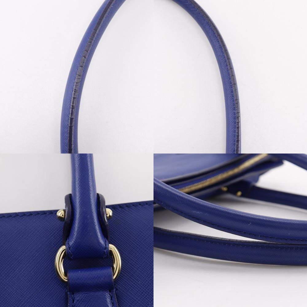Salvatore Ferragamo Gancini Tote Bag GG-21F271 Blue leather Women Used
