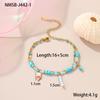 GEMCHIC Women's Bohemian Summer Beach Bracelet Set - Starfish, Flower & Ice Cream Charm Anklets