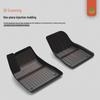 Tesla Model 3 Waterproof TPE Floor Mats, Double-Layer, Wear-Resistant with Lamb's Wool, Facelift Version.