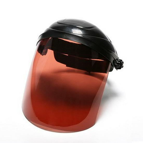 Máscara de Solda Leve Montada na Cabeça: Protetor Facial de PC Anti-Salpicos, Anti-Queimaduras para Soldadores MIG/MAG TIG.