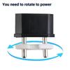 10Pcs Anti Shock EU Power Socket Safety Covers Childproof Electrical Outlet Protectors for Toddler Home Kitchen Use
