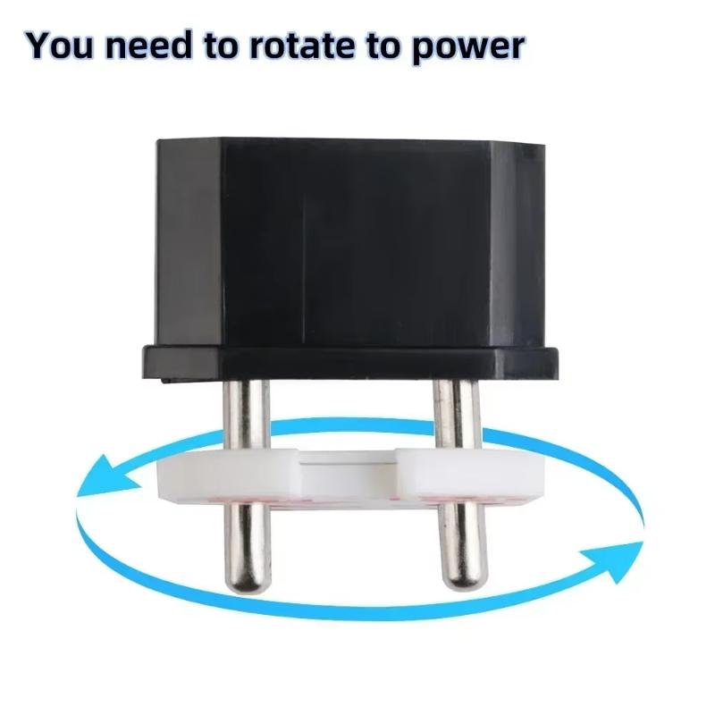 10Pcs Anti Shock EU Power Socket Safety Covers Childproof Electrical Outlet Protectors for Toddler Home Kitchen Use