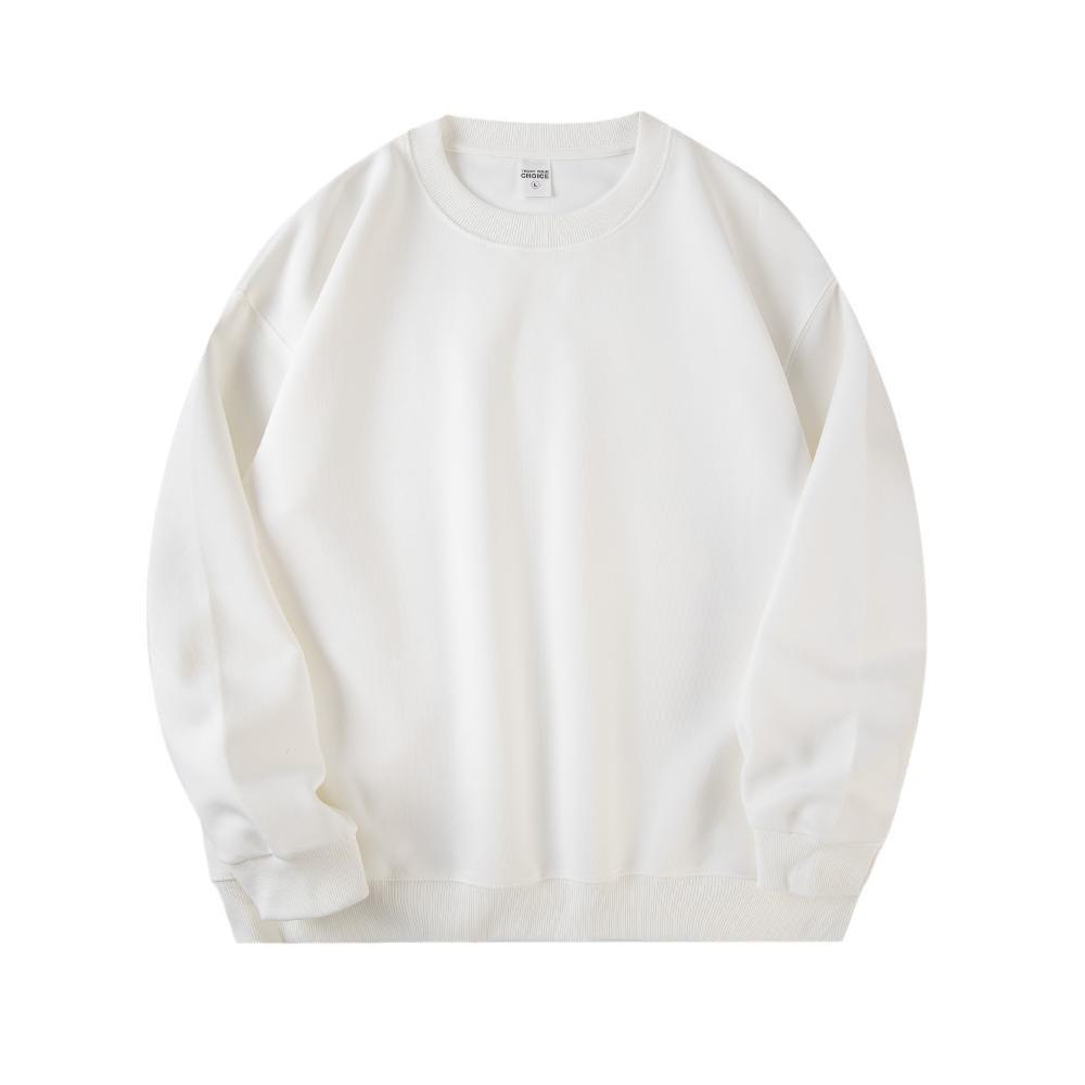 2024 Trendy Oversized Solid Color Hooded Sweatshirt for Women - Spring/Autumn Korean Style Loose Fit