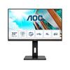 AOC U32P2 - Écran LED - 31.5" - 3840 X 2160 4K @ 75 Hz - VA - 350 Cd/m² - 3000:1 - 4 Ms - 2xHDMI, DisplayPort - Haut-parleurs - Noir